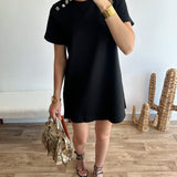 Robe t-shirt noir