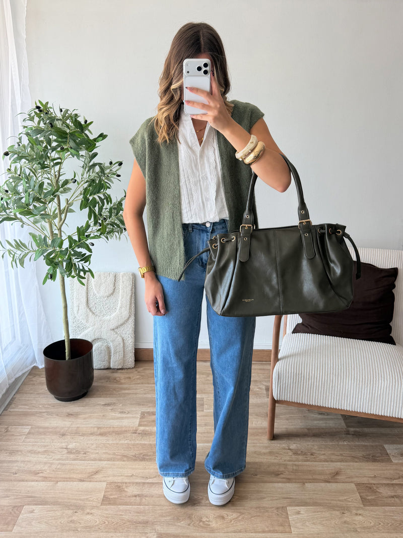 Jean wide leg bleu