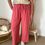 Pantalon fluide vieux rose 🇮🇹