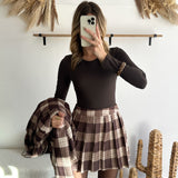 Body manches longues choco