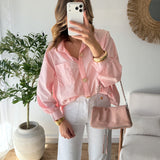 Chemise soleil rose