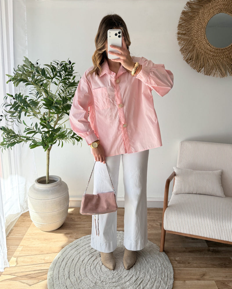 Chemise soleil rose