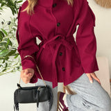 Manteau Elea framboise