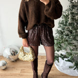 Short Clémence chocolat