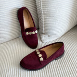 Mocassins bordeaux