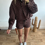 Short à pois marron 🇮🇹