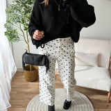 Pantalon à pois