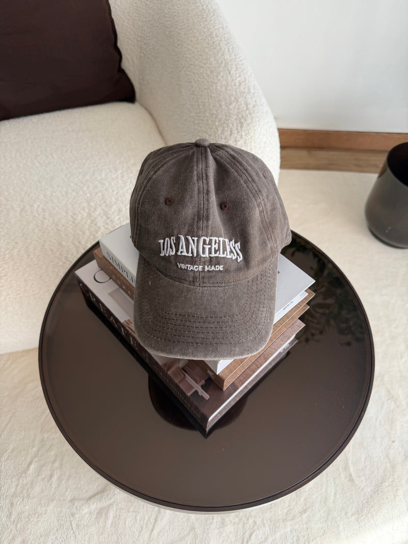Casquette los angeless marron