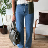 Jean wide leg bleu