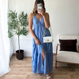 Robe Galya bleu