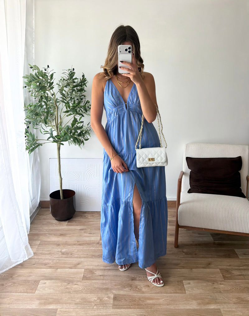 Robe Galya bleu