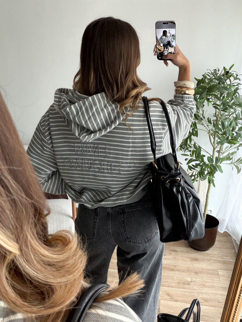 Gilet rive gauche gris