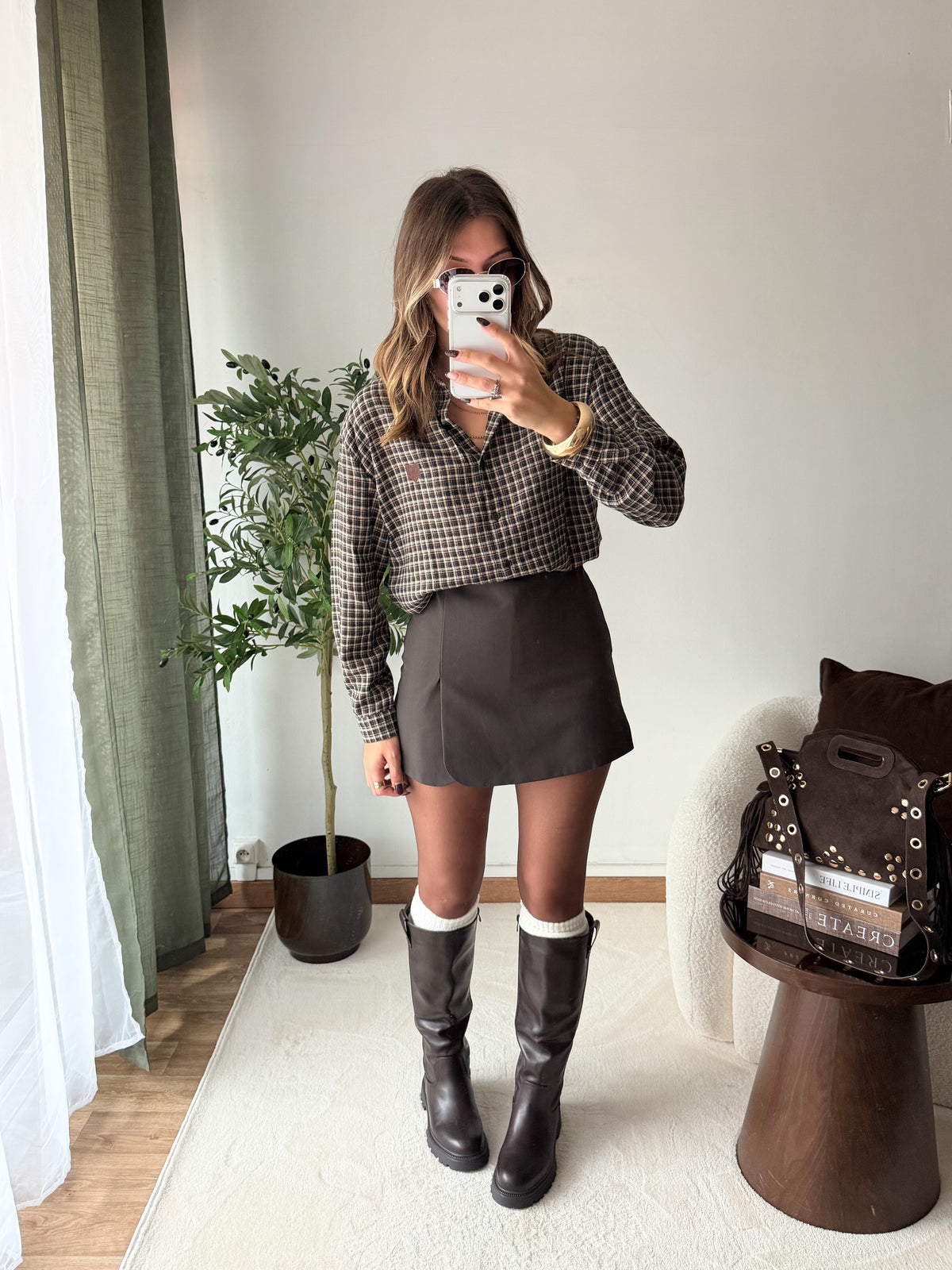 Chemise Heart carreaux