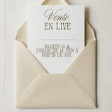 Acompte live - vente flash - 2 jours
