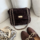 Sac crochet choco