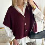 Gilet Fanny bordeaux 🇮🇹