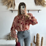 Blouse à fleurs Dana