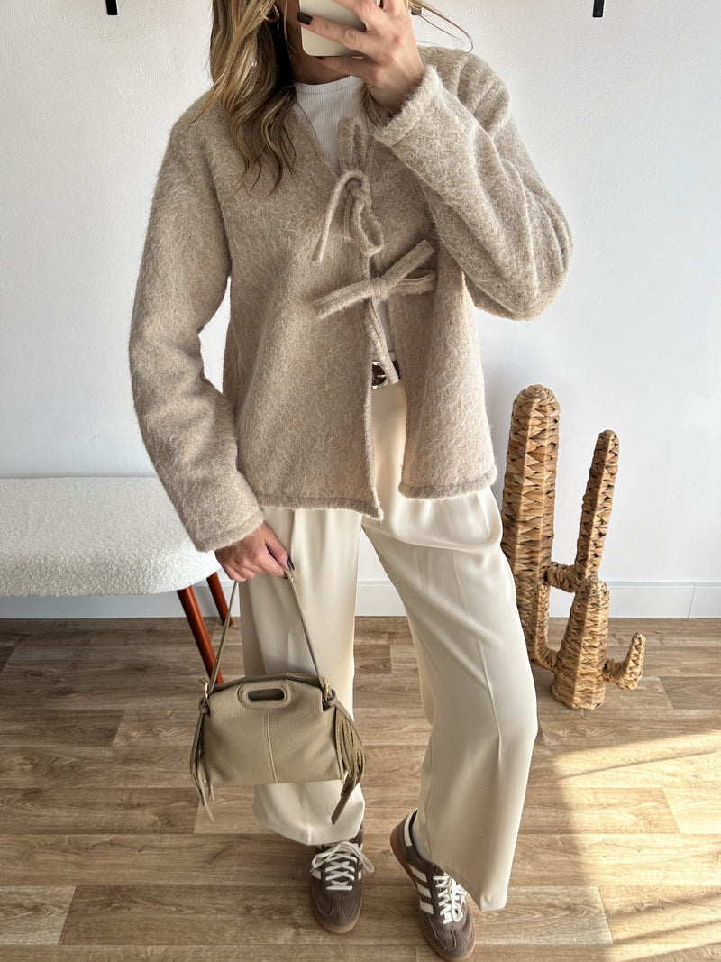 Veste noeuds beige 🇮🇹