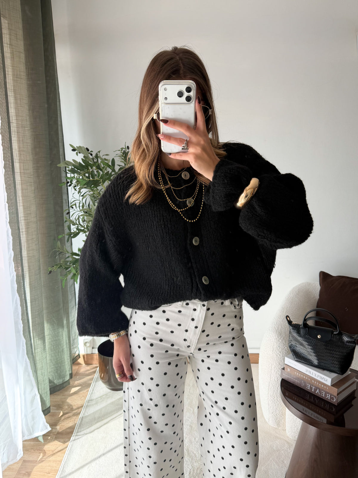 Pull Hélène noir