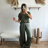 Pantalon Lina kaki 🇮🇹