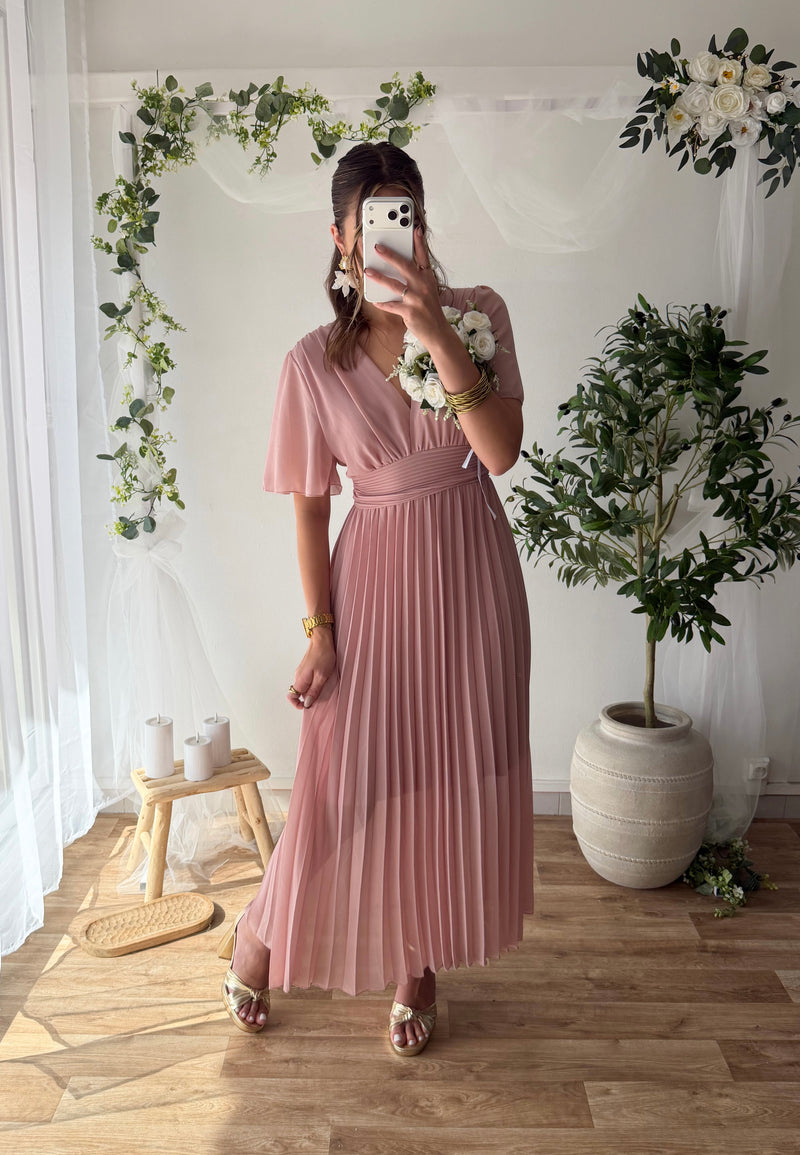 Robe Lucile rose