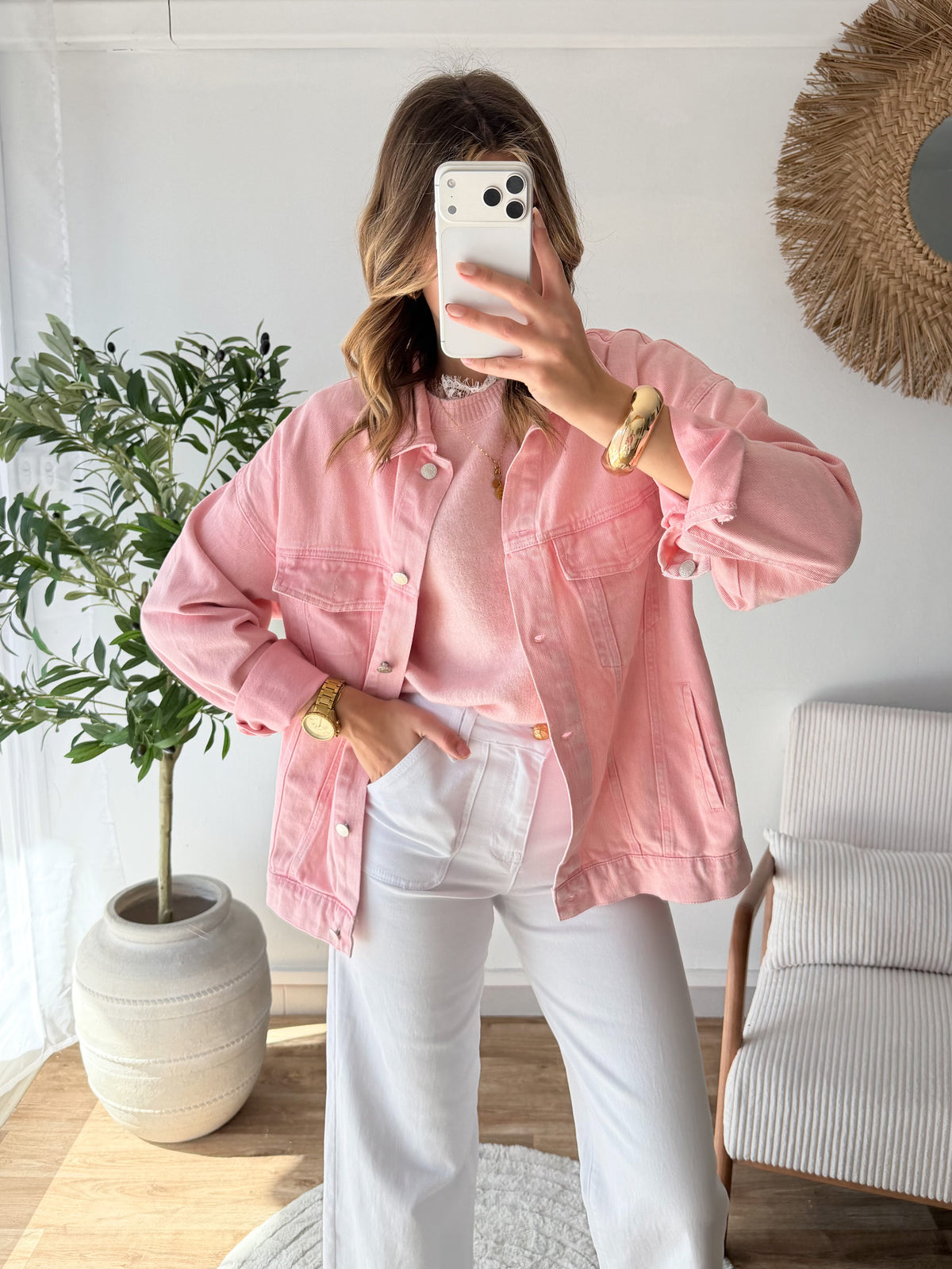 Veste jean love