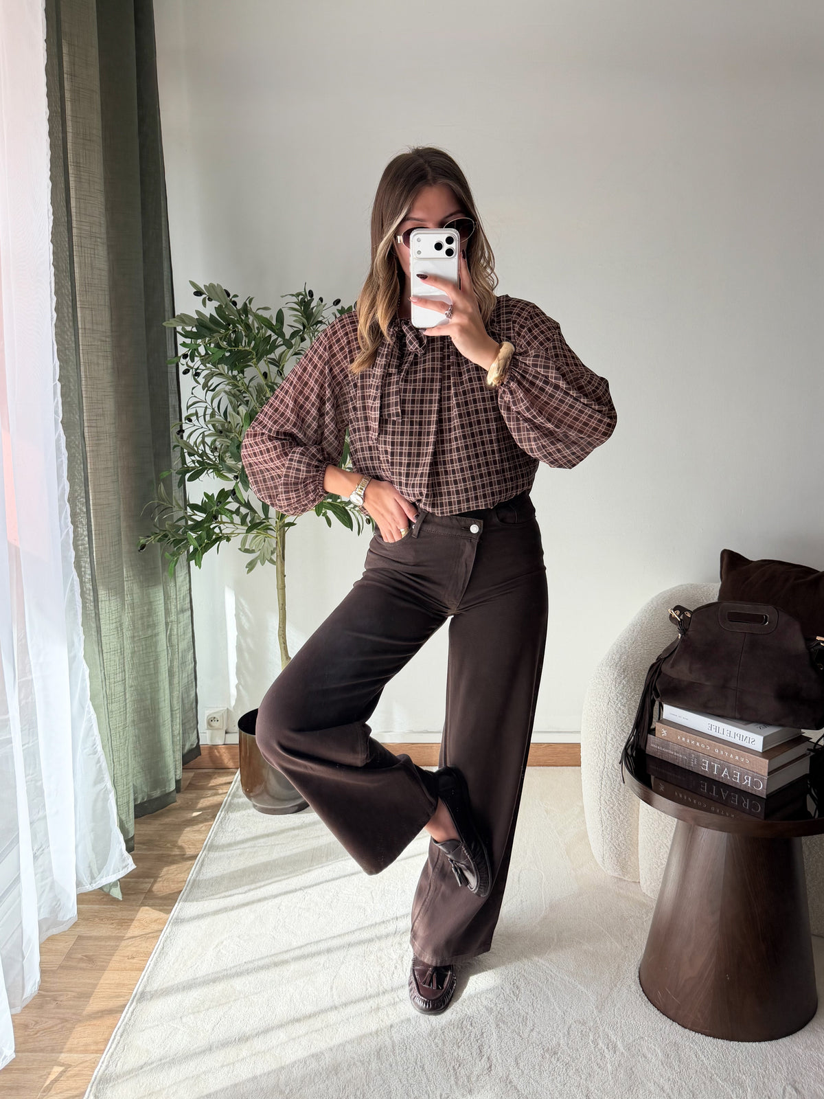 Blouse carreaux Tea