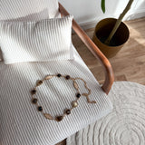 Ceinture chaîne effet pierres