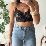 Brassière dentelle noir