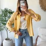 Chemise soleil jaune