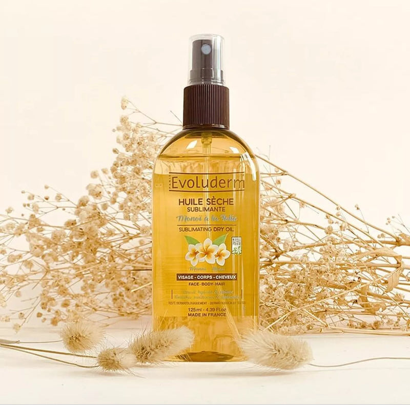 Huile sèche sublimante monoï