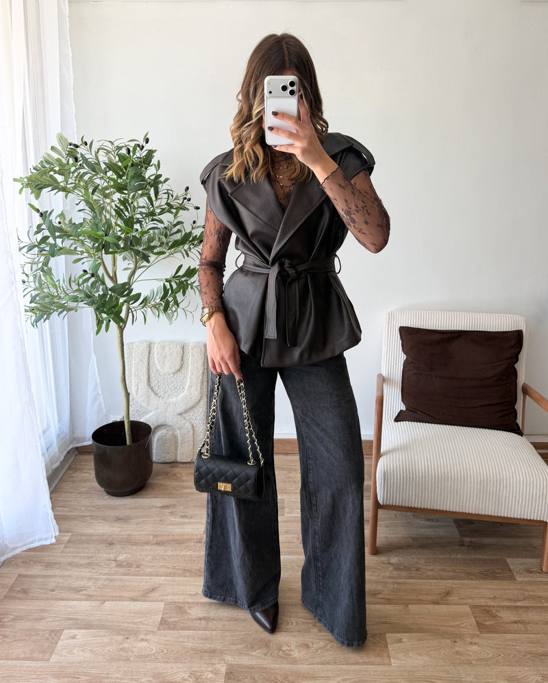 Veste Iris chocolat