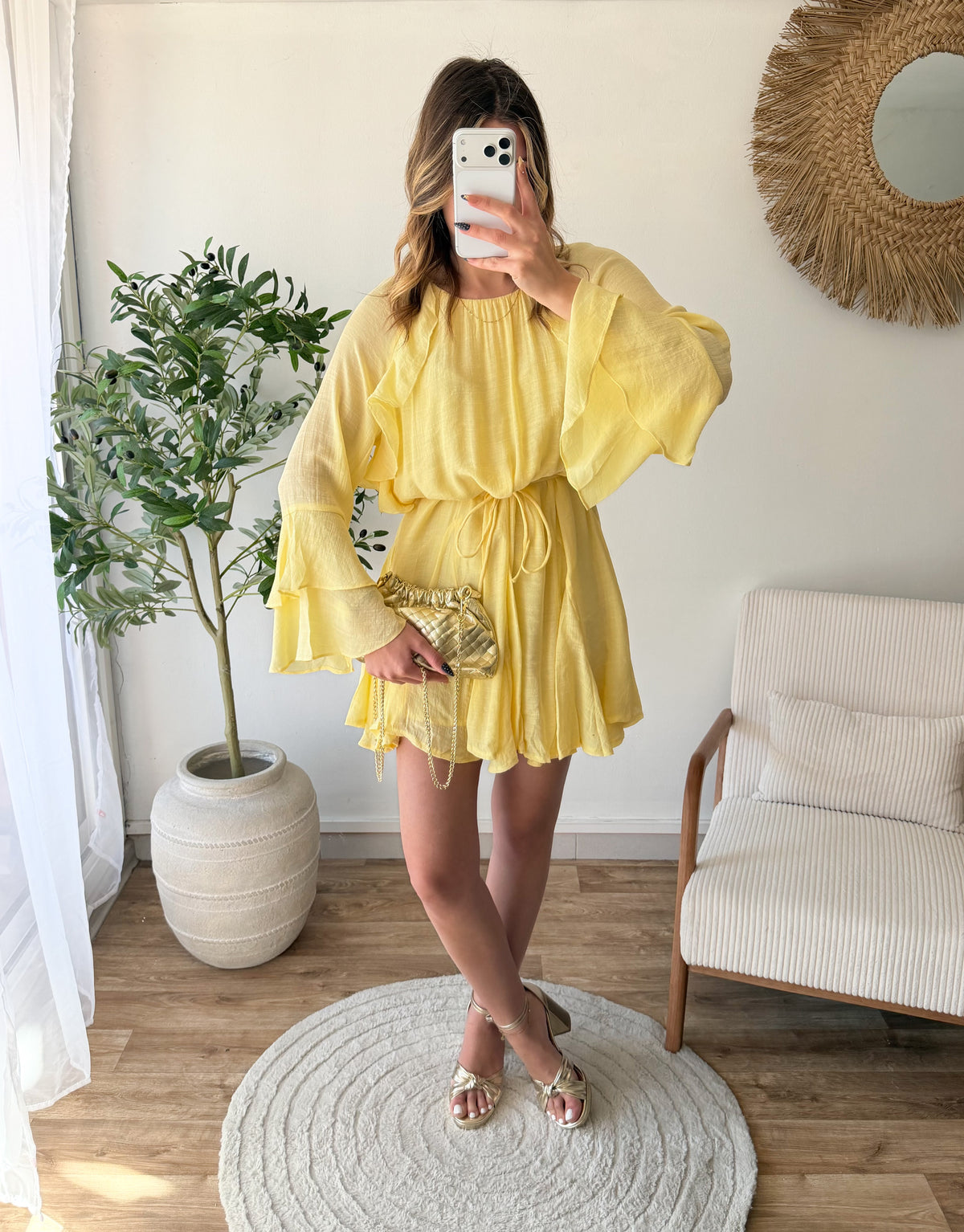 Robe Malia jaune