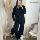 Ensemble à sequins noir