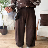 Pantalon ballon choco