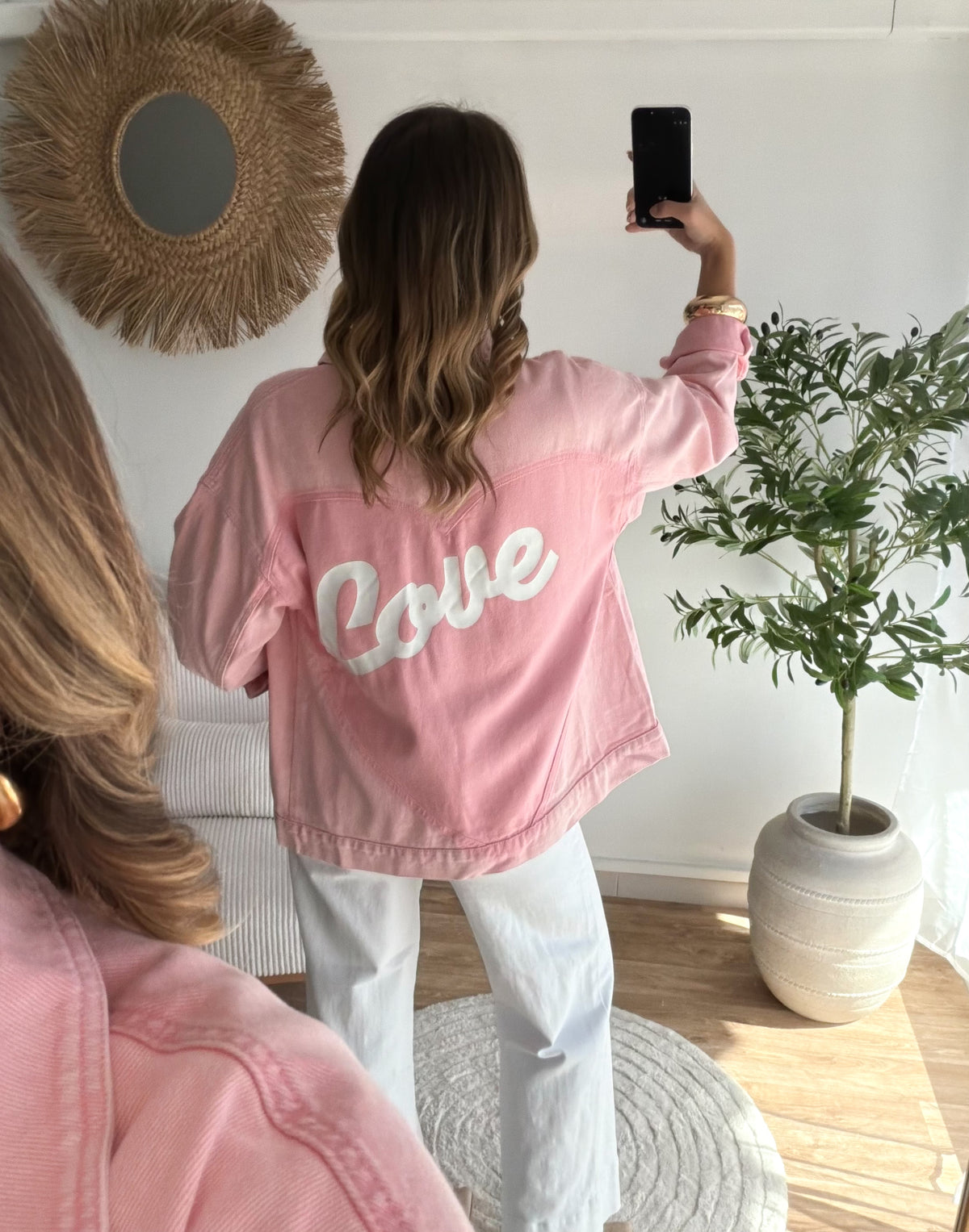 Veste jean love