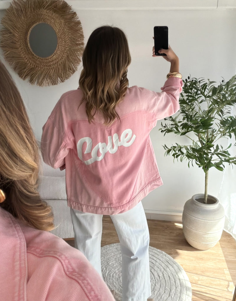 Veste jean love