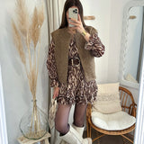 DEFECTUEUX ( fil tiré )Robe Carola 🇮🇹