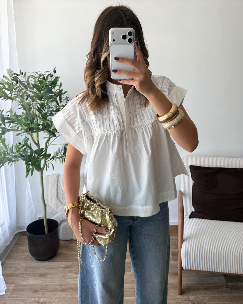 Blouse blanche Mia