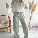 Pantalon Crystal vert d’eau