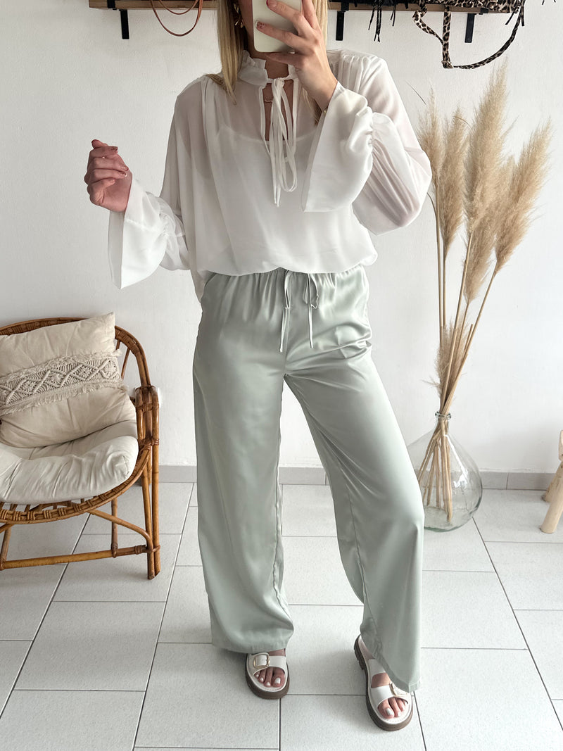 Pantalon Crystal vert d’eau