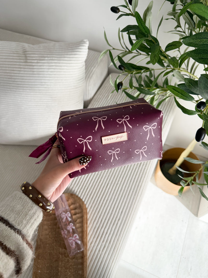 Trousse noeuds violette