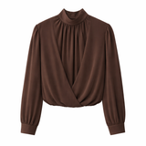 Blouse Zaya marron