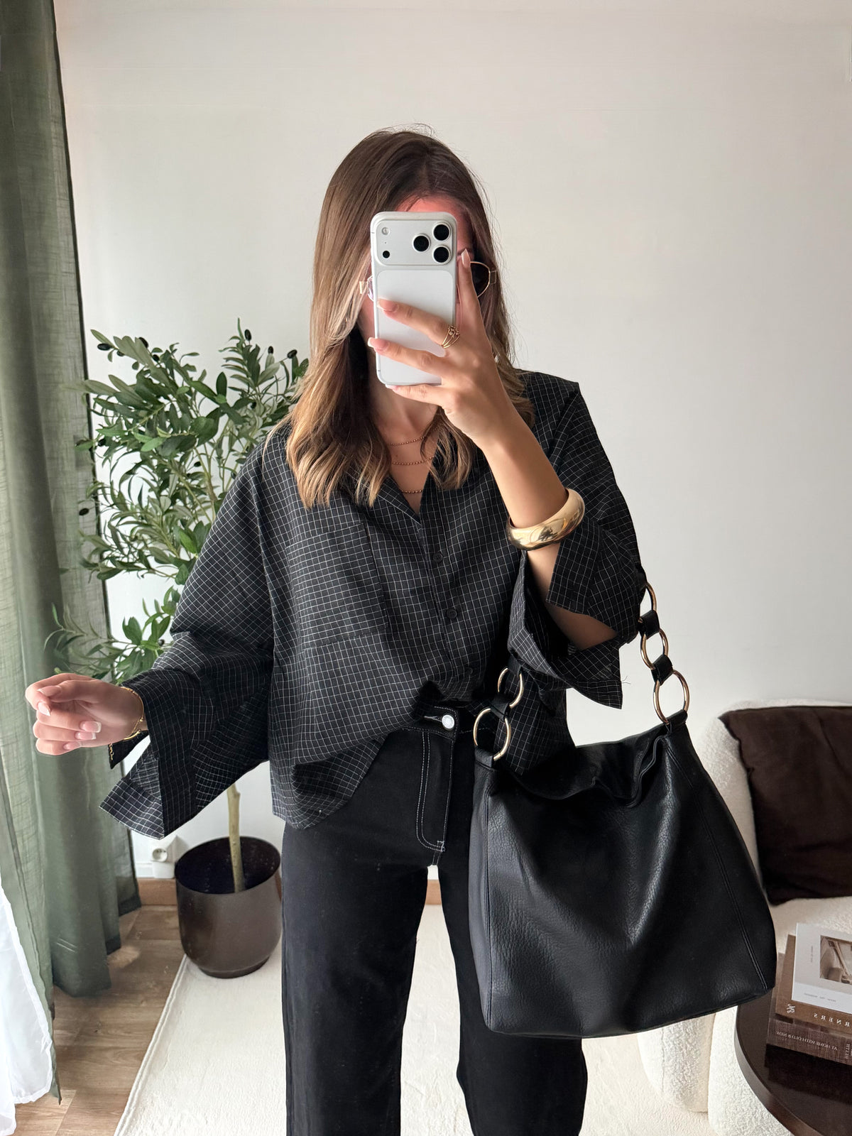 Chemise Séverine noire