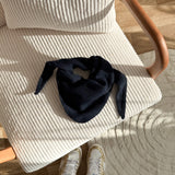 Foulard bleu marine