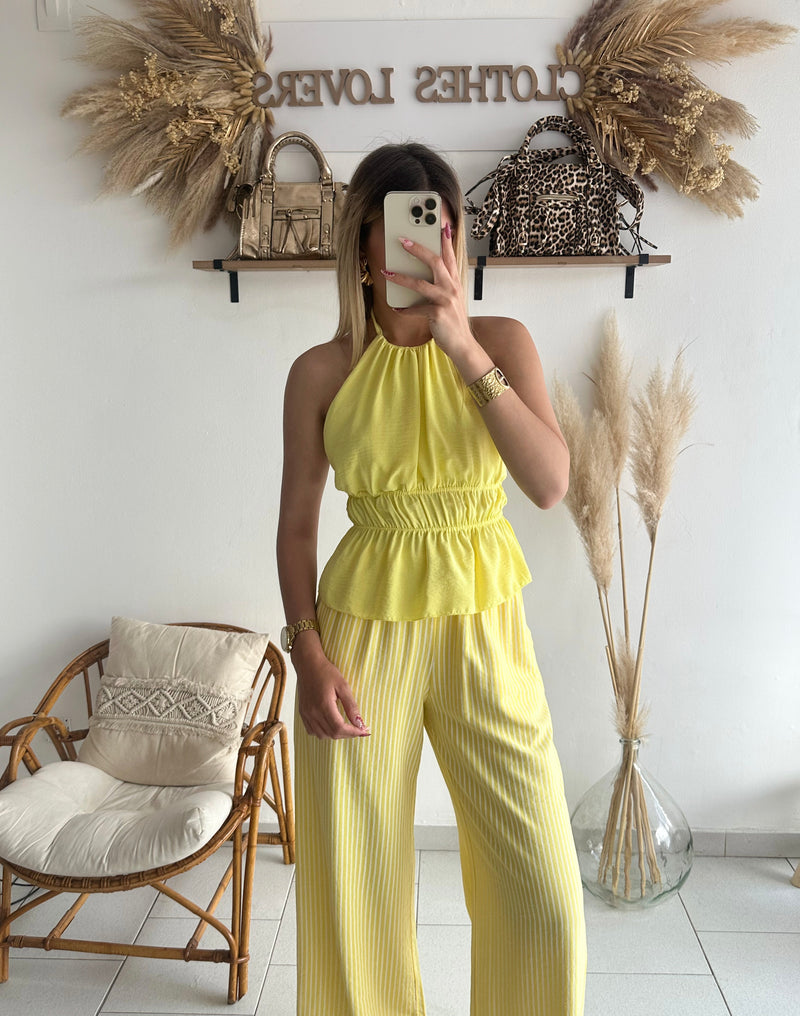 Top dos nu Eleonore jaune 🇮🇹