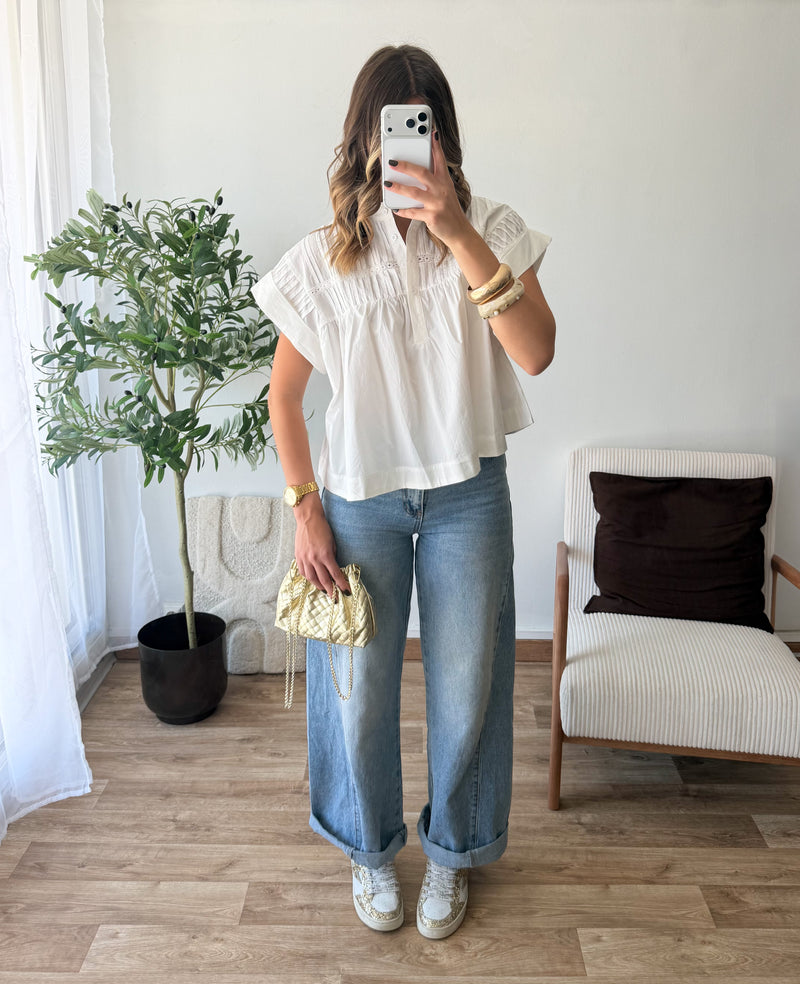 Blouse blanche Mia