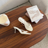 Mules blanches
