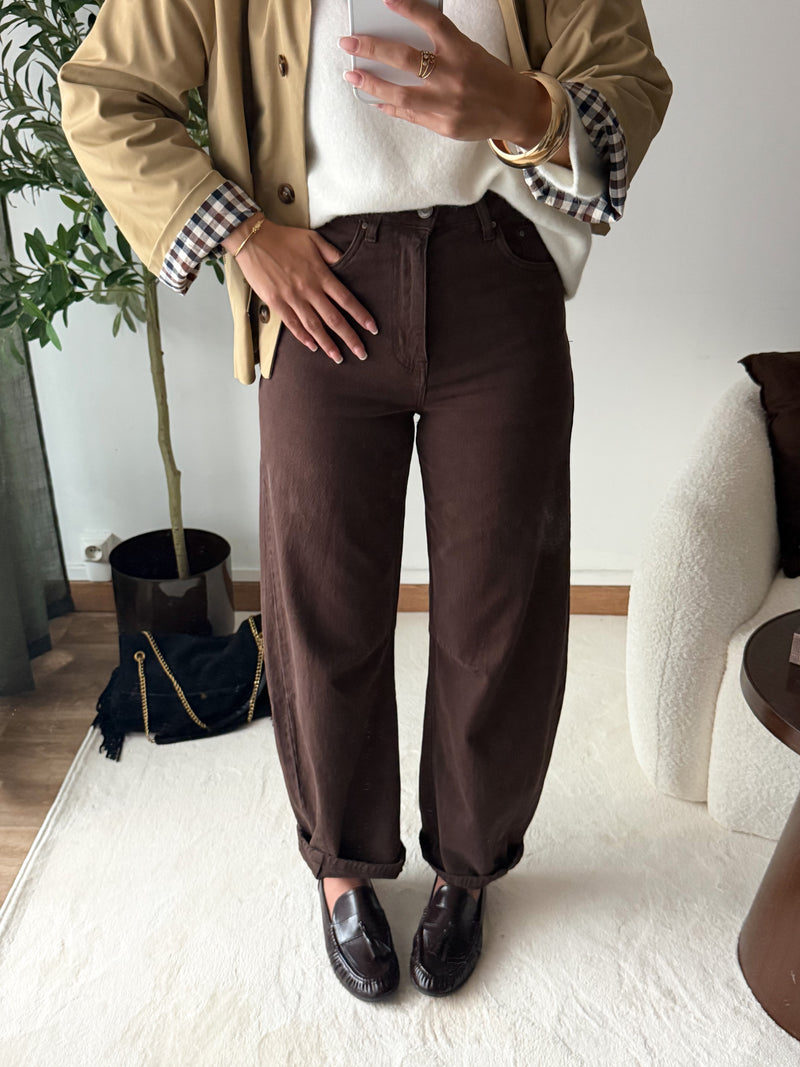Jean choco parfait ( PRÉCOMMANDE pour la taille S et M )