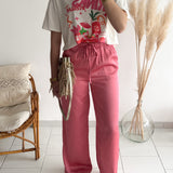 Pantalon Crystal rose